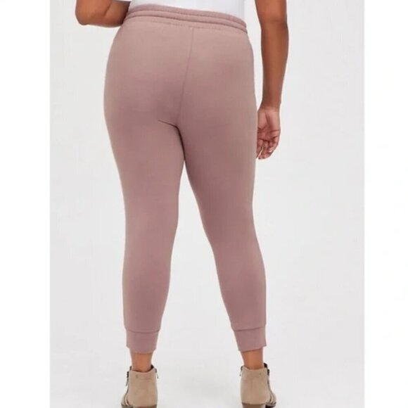 TORRID Classic Fit Super Soft Fleece Mauve/Purple Joggers size 3X - Picture 4 of 12